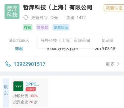 張江子公司更名增資，OPPO造芯新動態 網絡技術轉讓背后的戰略布局
